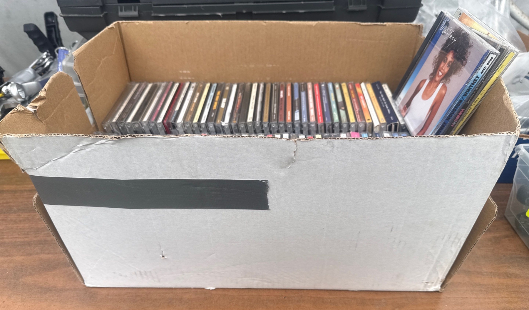 Compact Disc Collection Display Compact Disc Collection - Various Genres Artists & Albums - Beck ...