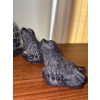 Image 3 : A Wolf Original Indigenous Art Sculptures, Hand Made in Canada - 4Pcs, 8L 
