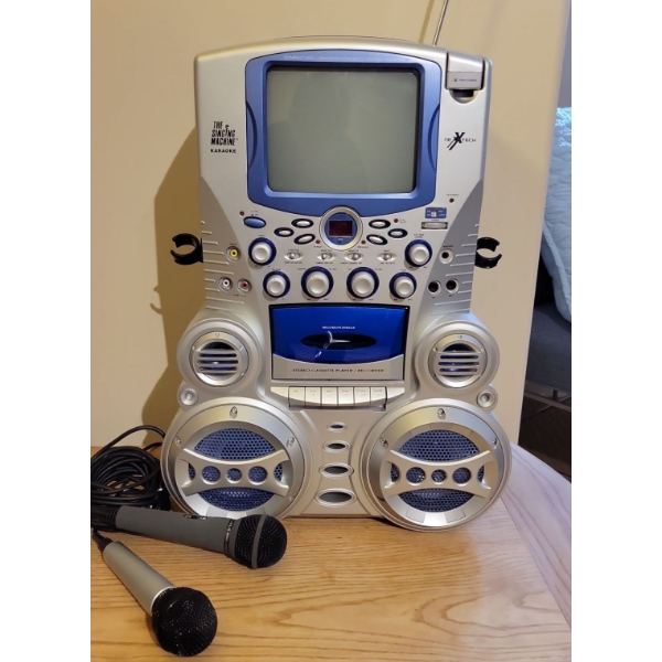 'The Singing Machine' Graphics Karaoke TV System w/ Compact Disk Changer Mo.STVG-718