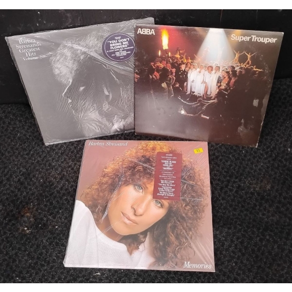 Abba & Barbera Steisand Vinyl Records