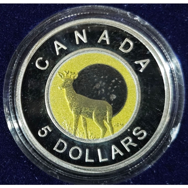 2011 $5 Full Buck Moon - 92.5% Sterling Silver and Niobium Coin - #3