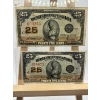 Image 1 :  1923 Dominion of Canada $.25 shinplaster X 2 in nice condition 