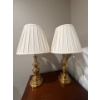 Image 2 : Vintage Stiffel Solid Brass Table Lamps - Looks & Works Great!