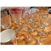 Image 3 : 6 Avon glasses, 3 vintage water goblet is the Berlin pattern by Kusak Cut Glass Works, vintage drink