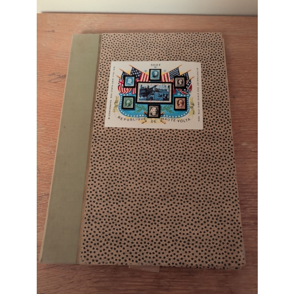 EPIC Stamp Assortment In Vintage Collectors Album 