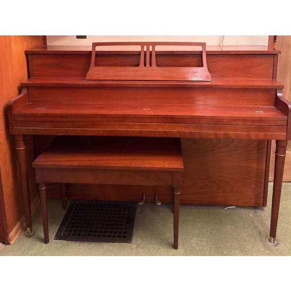 Willis & Co Limited Wooden Acoustic Upright Piano & Bench  