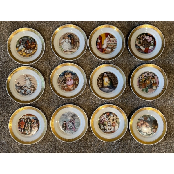 Lovely Decorative Plate Set - The Hans Christian Anderson Plates, Royal Copenhagen