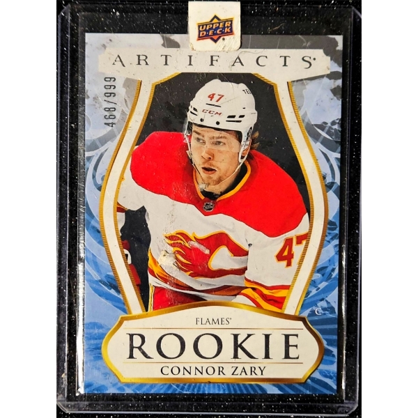 Connor Zary 2023-24 Upper Deck "Artifacts - Rookie" 468/999 Hockey Card
