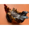 Image 3 : Chicken Lamp (Not Stained Glass) 14 T and Chicken Bottle Holder 12 L