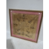 Image 2 : Silk Art Mounted on Board and Framed Under Glass 26 x 26 