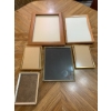 Image 7 : Lot of 16 Picture Frames in Various Sizes and Styles.Some New Some Vintage