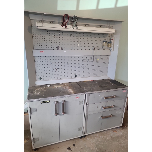 Coleman Work Bench 52.5 W, 20 D, 76 T, Contents Shown Included 