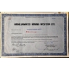 Image 1 : Vintage Stock Certificate (1985, Amalgamated Mining Western Ltd.) #3