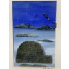 Image 4 : Framed Triptych of Inuit-Inspired Stone Artwork Signed 'C A'YK NWT 06'