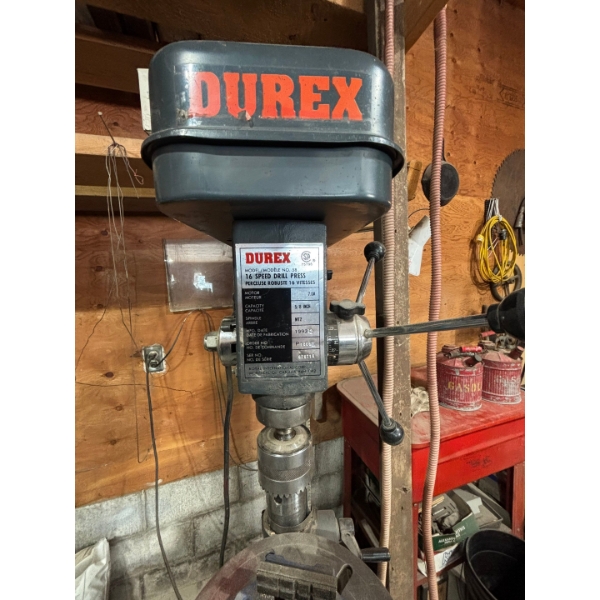 Durex 16 speed  drill press 5/8 inch capacity