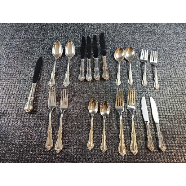 International Sterling Silver Flatware Set - Joan Of Arc (1.00 lbs total )
