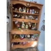 Image 1 : Hutch and shelf unit for all your collectables. 76” heigh 46”width 12” depth Contents not included