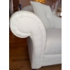 Image 2 : Elegant & Luxurious Left Facing Upholstered Chaise Lounger w/ Pillow 65x34x38 