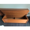 Image 4 : Teak Bedroom Furniture - King Head Board End Of The Bed Bench 2 Floating End Tables & More