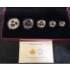 Image 1 : 2016 Maple Leaf Fractional Fine Silver Coin Set 60.08 Grams