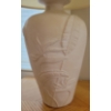 Image 3 : VINTAGE End Table w/ 80's Post Modern Plaster Of Paris Decorative Table Lamp 25T (duplicate)