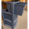Image 2 : 3 Drawer Storage Tote 36T w/ Decorative Home Accents