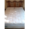 Image 1 : Queen Bed Frame, Mattress, and Box Spring 