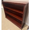 Image 2 : Stunning Rosewood 3 Shelf Wooden Bookcase 47x14x39