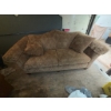 Image 1 : Patterned Upholstered Sofa with Cushions
