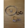 Image 1 : Stamped Sterling Ladies Jewellery Collection (25.41g) Bangle Gold Toned 925 Set & More 