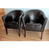 Image 1 : 2 Leather Club Chairs