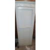 Wooden Cupboard Painted White with 5 Shelves 62 T, 23 L, 17 W