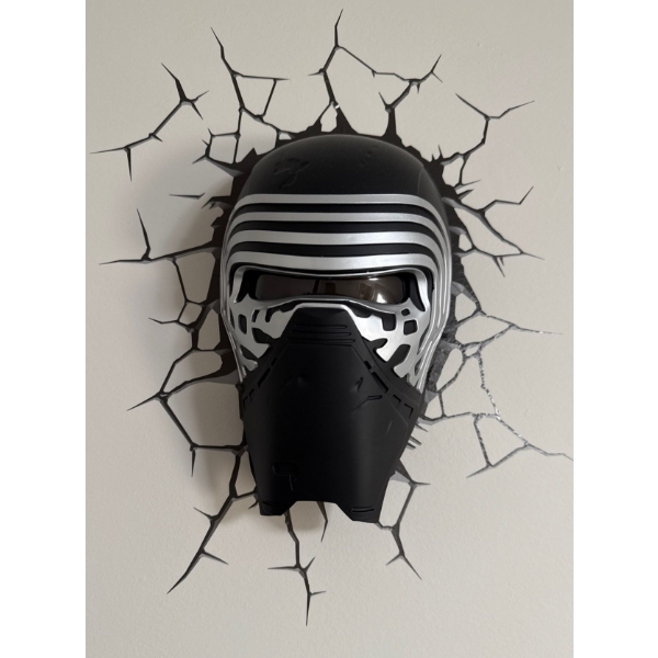 Star Wars Kylo Ren 3D Deco Wall Light- Battery Operated LED