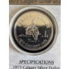Image 3 : Canadian Silver Coins from 1978 $1 Calgary Centennial ,Winnipeg Centennial RCMP BC Silver Dollar 