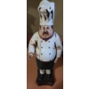 Image 1 : Painted Resin Chef Statue 44 T, 11 Diameter Base