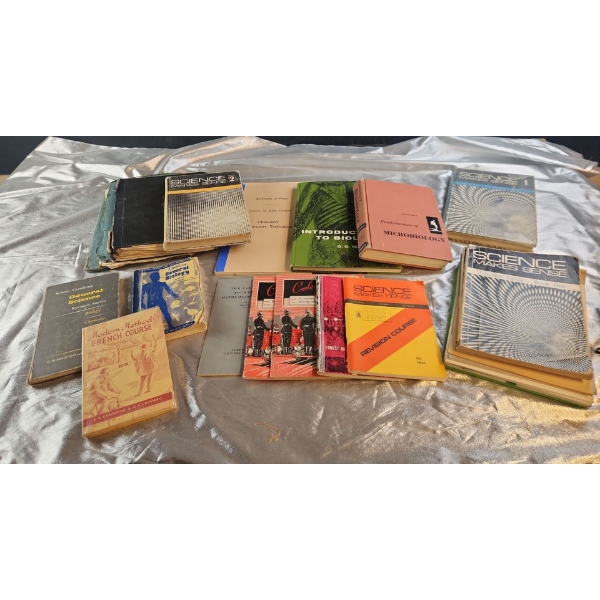 Talk Nerdy To Me! - Vintage Science, Language and Biology Books and Notes