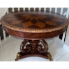 Image 2 : Maitland Smith Round Side Table Regency / Empire Revival 38D x 29T 