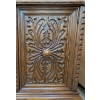 Image 4 : Carved Oak Hutch or Buffet with Storage, Circa 1940s