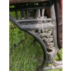 Image 2 : Ideal Cast Iron and Wood School Desk Pat. 1891