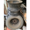 Image 1 : Used Steel Car Rims and Tire Set