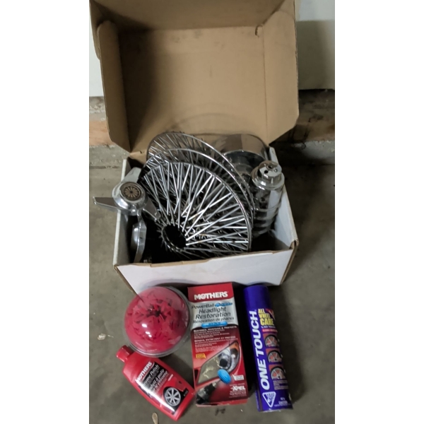 Custom Lowrider Motorcycle Spoke Kit w/ Accessories 