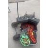 Image 1 : Bundle of Shop Goodies-  Extension Cords, Compressor Coils, Tool Cases, Dolly Bottom & More