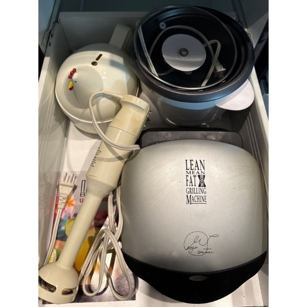 Lean Mean Fat Grilling Machine George Foreman, Rooster Kettle & More