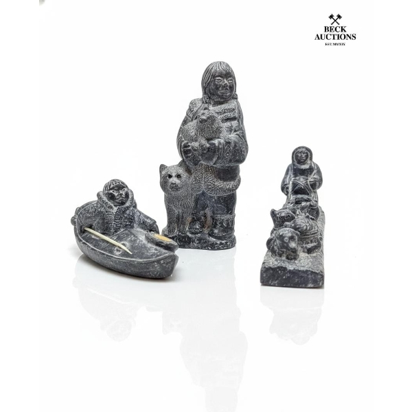 Wolf Original Inuit Soapstone Carvings 