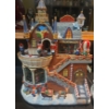 Image 2 : Ceramic Battery Operated Holiday Themed Gift Shop & Train Station 
