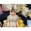 Image 3 : Vintage Miniature Doll Collection with Belgian Lace Napkin Set