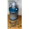 Image 1 : Easy Money Coin Bank/ Storage Container For Change w/ Assorted Coins & Tokens