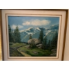 Image 1 : MCM Oil Panting Mountain Scene 25X30