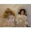 Image 2 : Porcelain Dolls in White - Tallest is 17T 