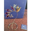 Image 2 : Swarovski Crystal Tulip Figurine With Purple Accents and Certificate